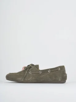 Mocassini tacco 1cm camoscio Donna Mocassini