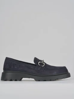 New Mocassini tacco 3cm camoscio Donna Mocassini