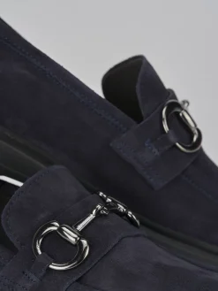 New Mocassini tacco 3cm camoscio Donna Mocassini