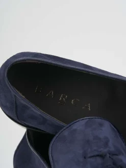 Clearance Mocassini tacco 2cm camoscio Uomo Mocassini