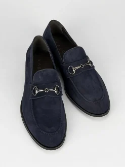 Sale Mocassini tacco 1cm camoscio Uomo Mocassini