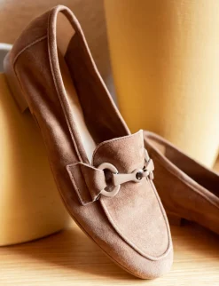 Online Mocassini tacco 1cm camoscio Donna Mocassini