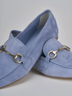 New Mocassini tacco 1cm camoscio Donna Mocassini