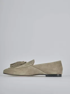 New Mocassini tacco 1cm camoscio Donna Mocassini