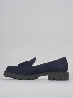 New Mocassini tacco 2cm camoscio Donna Mocassini