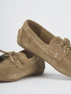 New Mocassini tacco 1cm camoscio Donna Mocassini