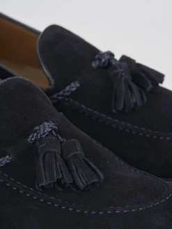 New Mocassini tacco 2cm camoscio Uomo Mocassini