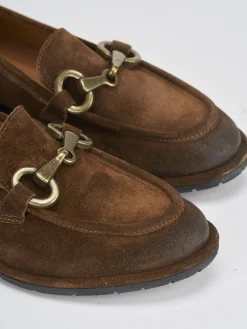 Online Mocassini tacco 1cm camoscio Donna Mocassini