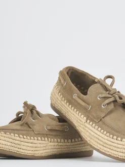 Sale Mocassini tacco 1cm camoscio Donna Mocassini