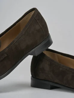 New Mocassini tacco 1cm camoscio testa Donna Mocassini