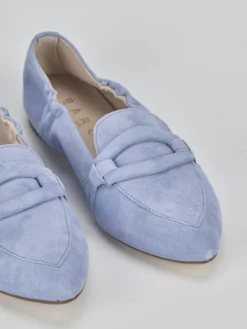 Outlet Mocassini tacco 1cm camoscio Donna Mocassini