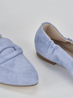 Outlet Mocassini tacco 1cm camoscio Donna Mocassini