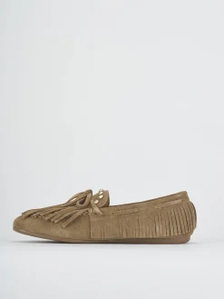 New Mocassini tacco 1cm camoscio Donna Mocassini