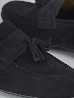 New Mocassini tacco 1cm camoscio Uomo Mocassini