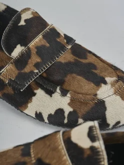 Mocassini tacco 1cm cavallino Donna Mocassini