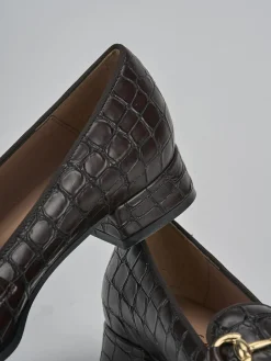 Online Mocassini tacco 3cm cocco testa Donna Mocassini