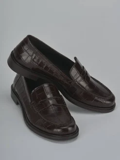 Discount Mocassini tacco 2cm cocco testa Donna Mocassini