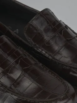 Discount Mocassini tacco 2cm cocco testa Donna Mocassini