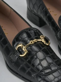 Discount Mocassini tacco 3cm cocco Donna Mocassini