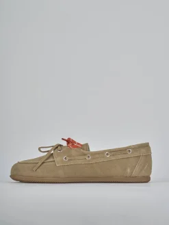 Discount Mocassini tacco 1cm nabuk Donna Mocassini