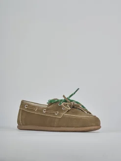 Online Mocassini tacco 1cm nabuk Donna Mocassini