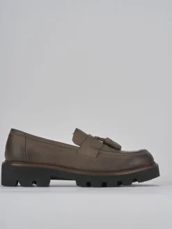 Hot Mocassini tacco 3cm nabuk Donna Mocassini