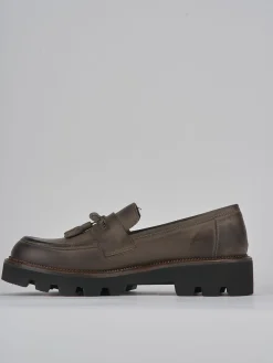 Hot Mocassini tacco 3cm nabuk Donna Mocassini