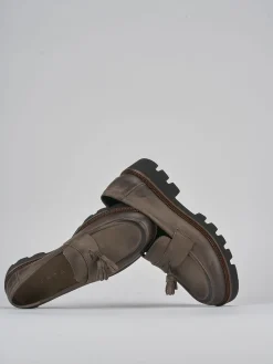 Hot Mocassini tacco 3cm nabuk Donna Mocassini