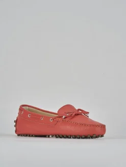 Clearance Mocassini tacco 1cm pelle Donna Mocassini