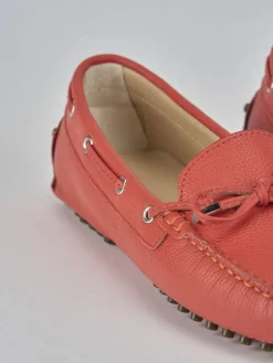 Clearance Mocassini tacco 1cm pelle Donna Mocassini