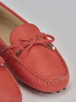 Clearance Mocassini tacco 1cm pelle Donna Mocassini