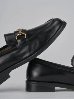 Discount Mocassini tacco 2cm pelle Donna Mocassini