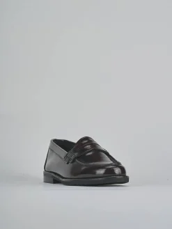 Mocassini tacco 1cm pelle bordo' Donna Mocassini