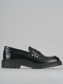 Discount Mocassini tacco 2cm pelle Donna Mocassini