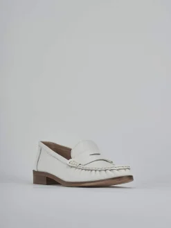 Mocassini tacco 1cm pelle Donna Mocassini