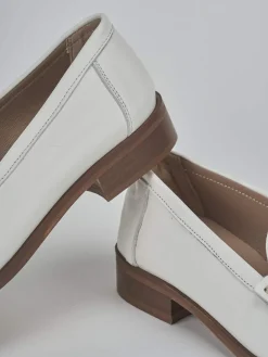 Mocassini tacco 1cm pelle Donna Mocassini