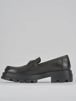 Outlet Mocassini tacco 2cm pelle testa Donna Mocassini