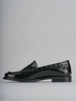 New Mocassini tacco 1cm pelle Donna Mocassini