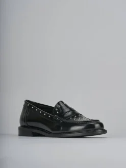 New Mocassini tacco 1cm pelle Donna Mocassini