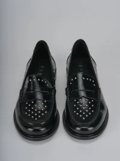 New Mocassini tacco 1cm pelle Donna Mocassini