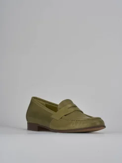 Clearance Mocassini tacco 1cm pelle Donna Mocassini