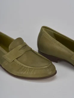 Clearance Mocassini tacco 1cm pelle Donna Mocassini