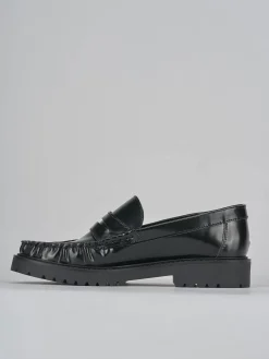 Hot Mocassini tacco 2cm pelle Donna Mocassini