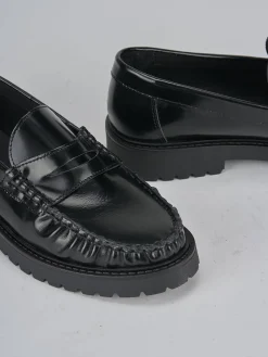 Hot Mocassini tacco 2cm pelle Donna Mocassini