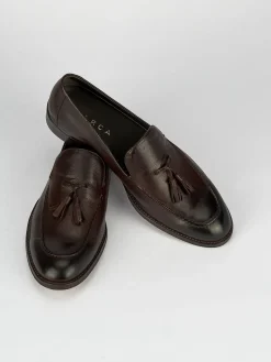 Hot Mocassini tacco 1cm pelle testa Uomo Mocassini