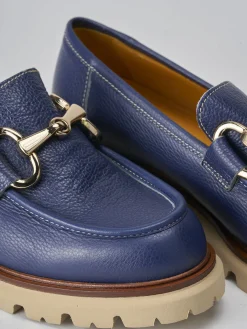 New Mocassini tacco 2cm pelle Donna Mocassini