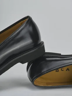 Clearance Mocassini tacco 3cm pelle Donna Mocassini