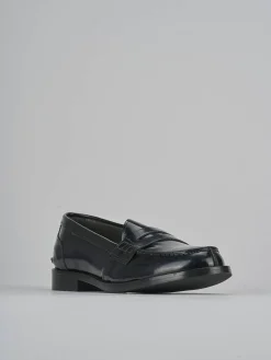 Clearance Mocassini tacco 2cm pelle Donna Mocassini