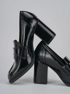 New Mocassini tacco 7cm pelle Donna Mocassini