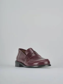 Online Mocassini tacco 2cm pelle bordo' Donna Mocassini